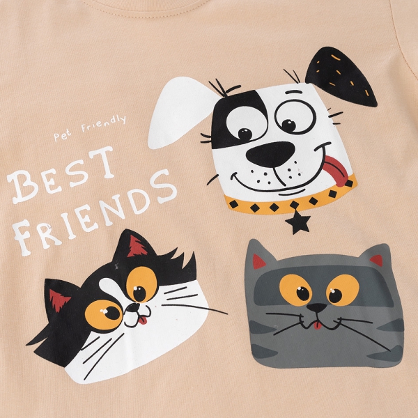 Bộ bé trai ngắn Animo HN0325060 (9M-6Y,Xám,DD02)