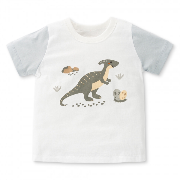 Bộ bé trai ngắn Animo Easy HN0225011 (1-4Y,Trắng-dương,NN02)