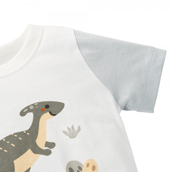 Bộ bé trai ngắn Animo Easy HN0225011 (1-4Y,Trắng-dương,NN02)