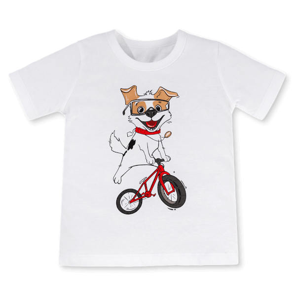 Áo bé trai tay ngắn Animo Easy HN0325063 (1-4Y,Trắng,NN01)