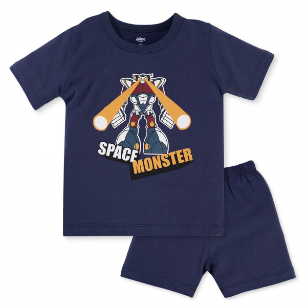 Bộ bé trai ngắn Animo Easy HN0325050 (1-4Y,Dương-dương,DD02)