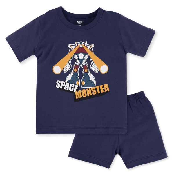 Bộ bé trai ngắn Animo Easy HN0325050 (1-4Y,Dương-dương,DD02)