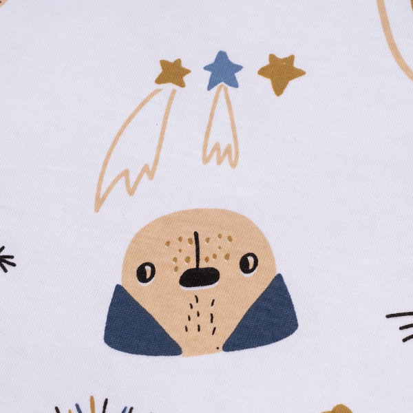 Bộ bé trai sát nách Animo Easy HN0325008 (1-4Y,Trắng-biển,NN03)