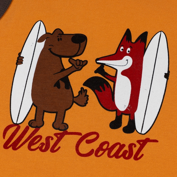 Bộ bé trai ngắn Animo Easy HN0225031 (1-4Y,Vàng-nâu,TT02)