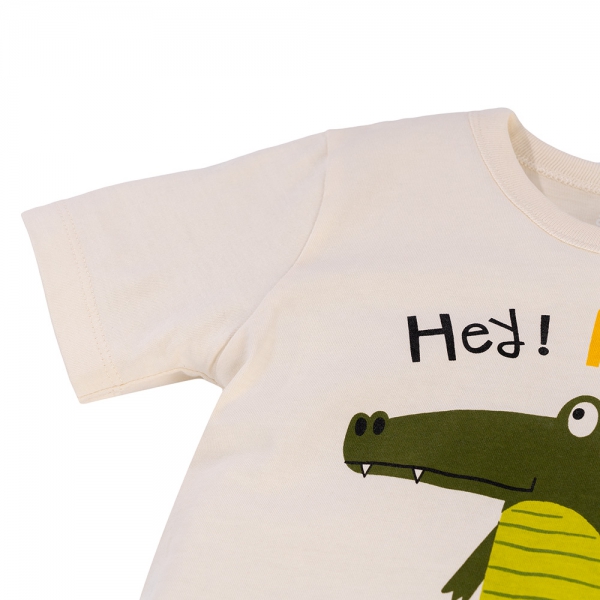 Combo 2 Áo bé trai tay ngắn Animo Easy HN0325064 (1Y,Kem,NN02)