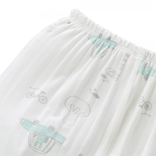 Bộ modal jacquard dài Animo KV1124013 (0-24M,Xanh ngọc)