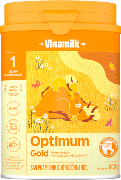 Sữa Vinamilk Optimum Gold 1 800g (0-6 tháng)