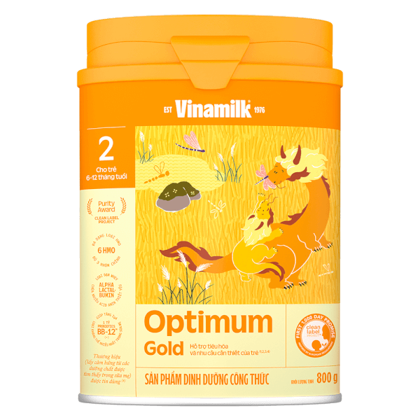 Sữa Vinamilk Optimum Gold 2 800g (6-12 tháng)