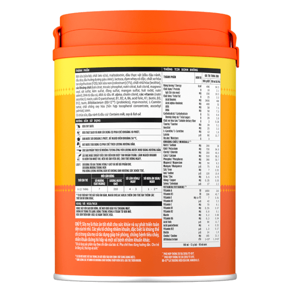 Sữa Dielac Gold 2, 800g (6-12 tháng)