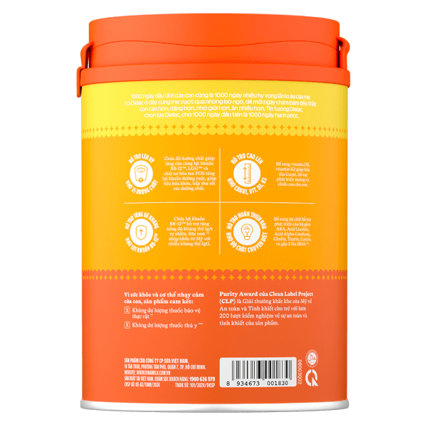 Sữa Dielac Gold 3 850g (1-2 tuổi)