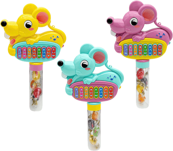 Kẹo cứng hương trái cây Minik Bonbon 9g - hình cây đàn piano