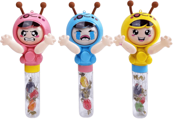 Kẹo cứng hương trái cây Minik Bonbon 7g - hình mặt con ong