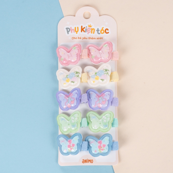 Set kẹp tóc 10 món Animo A2501_MN043 (Nhiều màu)