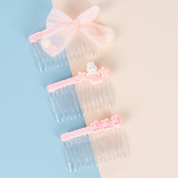 Combo 3 cài tóc nhỏ thỏ con Animo A2501_MN047 (Hồng)