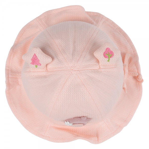 Nón vành tròn bé gái 1-3Y Animo A2501_MN052 (50cm,Hồng)