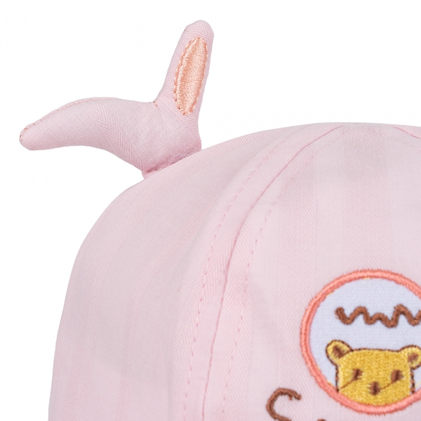 Nón vành tròn bé gái 1-3Y Animo A2501_MN051 (48cm,Hồng)