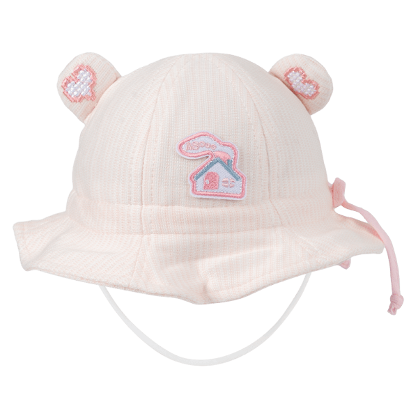 Nón vành tròn bé gái 1-3Y Animo A2501_MN048 (48cm,Hồng)
