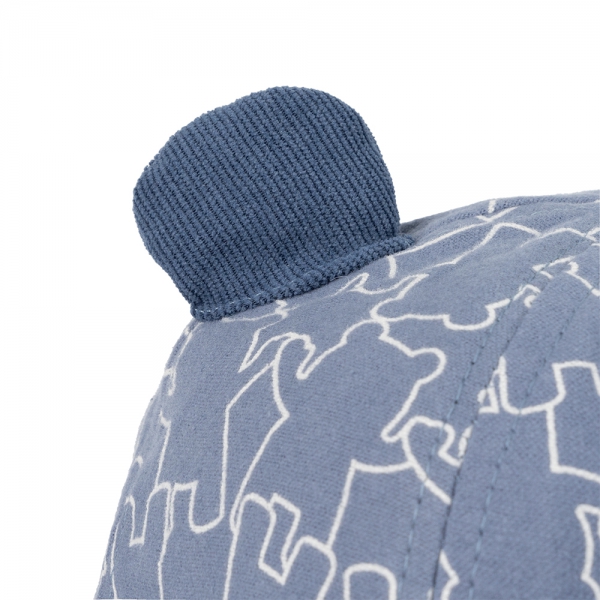 Nón bé trai lớn 3-6Y vành tròn Animo A2501_MN037 (52cm,Xanh)