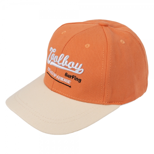 Nón bé trai lớn 3-6Y lưỡi trai Animo A2501_MN035 (52cm,Nâu-Kem)