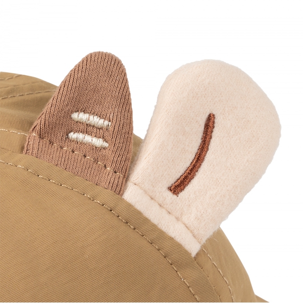 Nón bé trai lớn 3-6Y vành tròn Animo A2501_MN033 (52cm,Nâu)