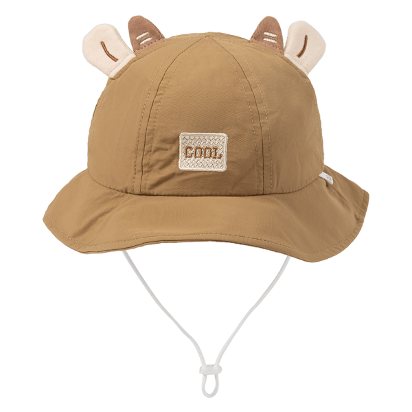 Nón bé trai lớn 3-6Y vành tròn Animo A2501_MN033 (52cm,Nâu)