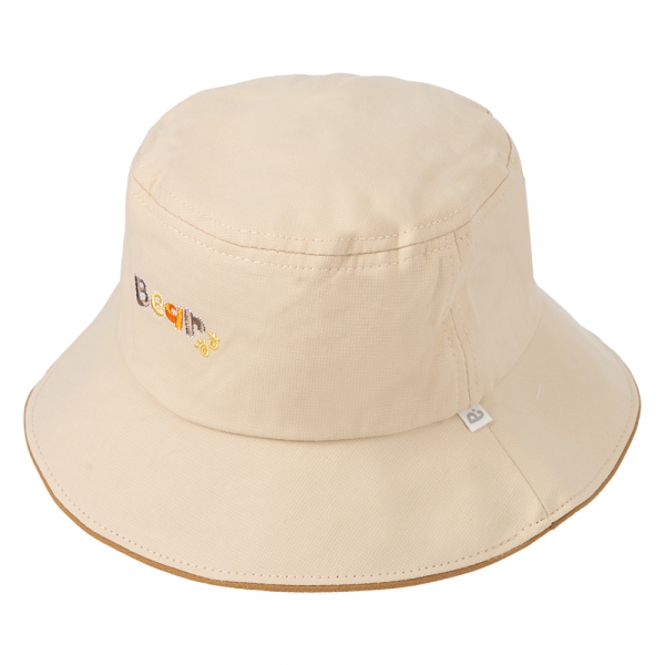 Nón bé gái lớn 3-6Y vành tròn Animo A2501_MN026 (52cm,Kem)