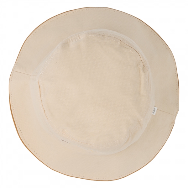 Nón bé gái lớn 3-6Y vành tròn Animo A2501_MN026 (52cm,Kem)