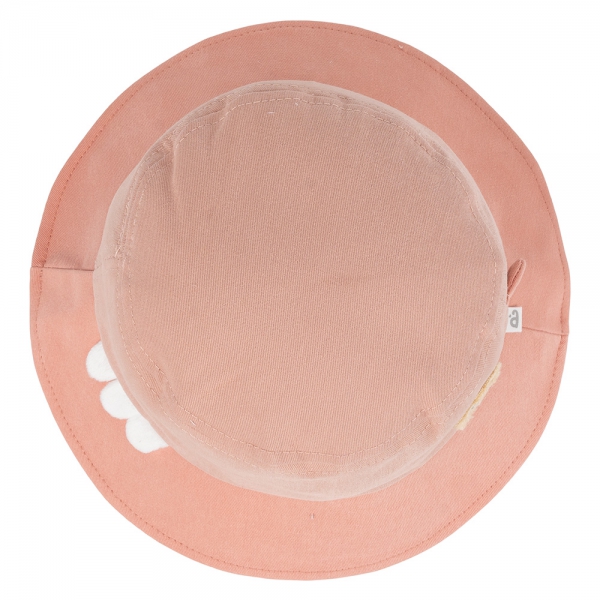 Nón bé gái lớn 3-6Y vành tròn Animo A2501_MN025 (52cm,Hồng)