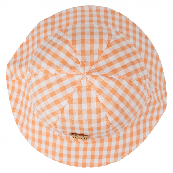 Nón bé gái lớn 3-6Y vành tròn Animo A2501_MN024 (54cm,Màu be)