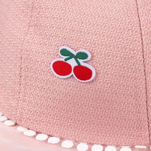 Nón vành tròn khăn voan bé gái 0-12M Animo A2501_MN020 (46cm,Hồng)