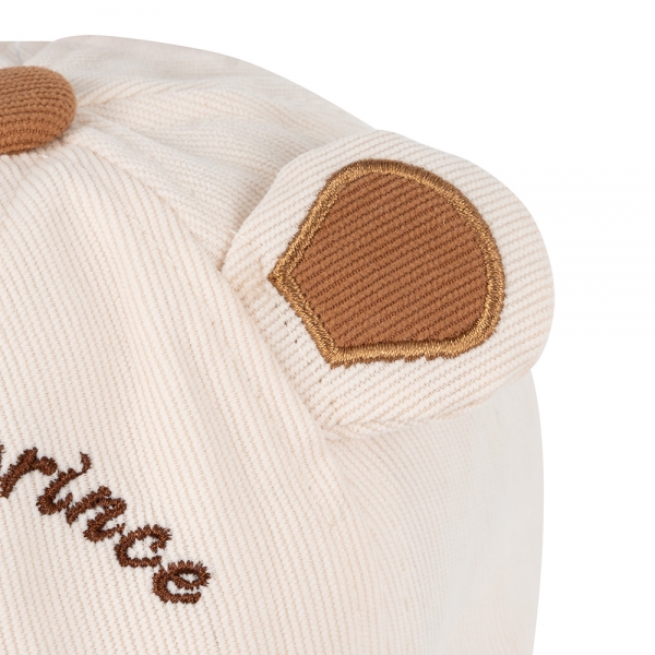 Nón lưỡi trai khăn voan bé trai 0-12M Animo A2501_MN015 (46cm,Kem)