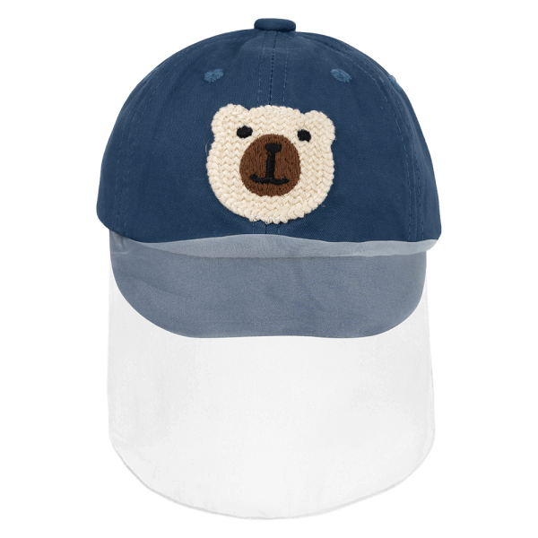 Nón lưỡi trai khăn voan bé trai 0-12M Animo A2501_MN014 (46cm,Xanh)