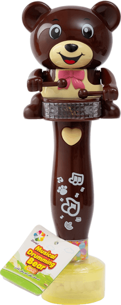 Kẹo đồ chơi gấu đánh trống