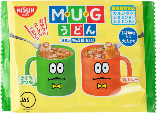 Combo 1 Thực phẩm bổ sung: MỲ MUG UDON và 1 Mỳ Mug Nisshin Xanh