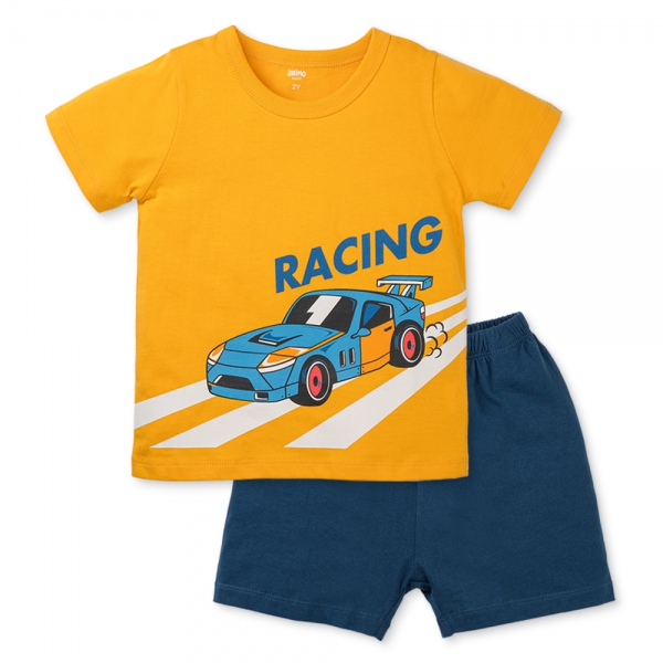 Bộ bé trai ngắn Animo Easy HN0325045 (1-4Y,Vàng-dương,TT02)