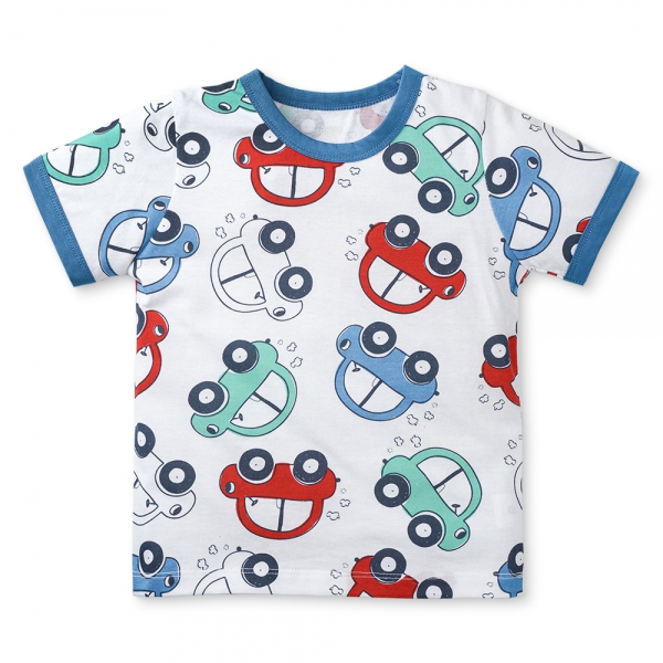 Bộ bé trai ngắn Animo Easy HN0325044 (1-4Y,Trắng-dương,TT04)