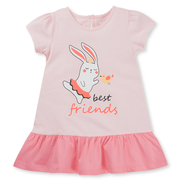 Đầm bé gái Animo Easy LU0325016 (1-4Y,Hồng đào,TT02)