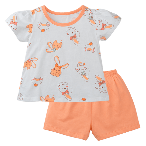 Bộ bé gái áo tay ngắn quần ngắn Animo easy TQ0225002 (1-4Y)