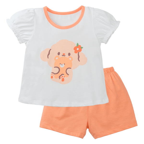 Bộ bé gái áo tay ngắn quần ngắn Animo easy (1-4Y) TQ0225001