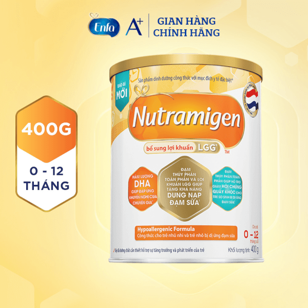 Sữa Enfamil Nutramigen 400g (0-12 tháng) (Giao bao bì ngẫu nhiên)