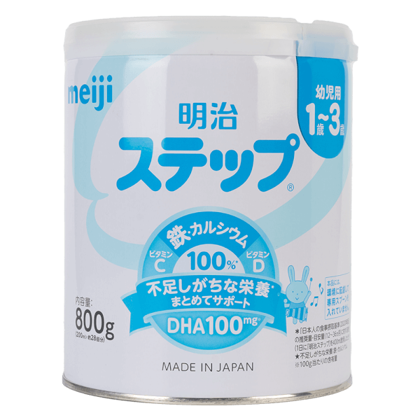 Sữa Meiji nội địa Nhật Step Milk, 1 - 3 tuổi, 800G (Giao bao bì ngẫu nhiên)
