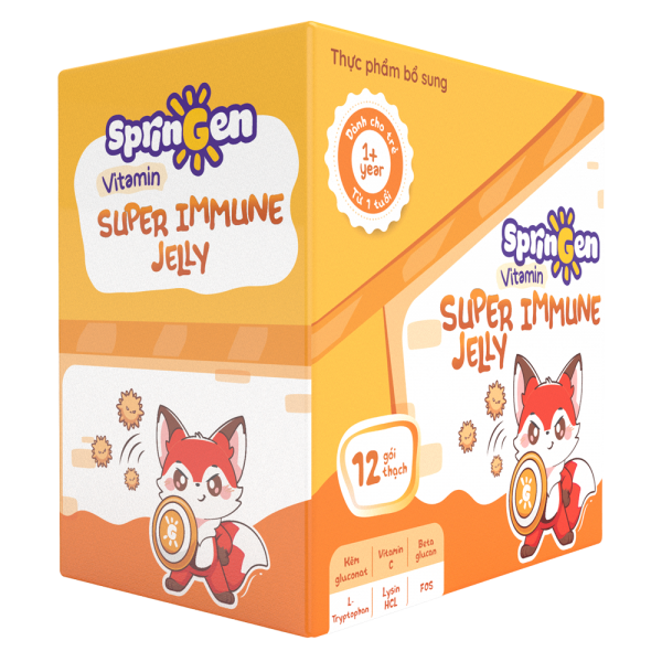 Combo 2 Thực phẩm bổ sung VITAMIN JELLY SPRINGEN SUPER IMMUNE