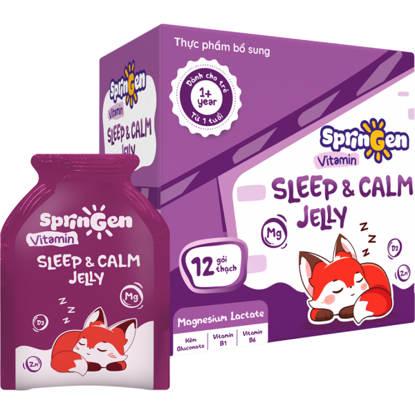 Combo 2 Thực phẩm bổ sung VITAMIN JELLY SPRINGEN SLEEP AND CALM