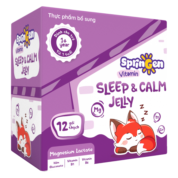 Combo 2 Thực phẩm bổ sung VITAMIN JELLY SPRINGEN SLEEP AND CALM