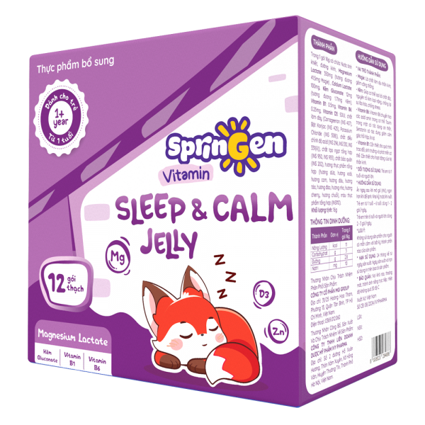 Combo 2 Thực phẩm bổ sung VITAMIN JELLY SPRINGEN SLEEP AND CALM