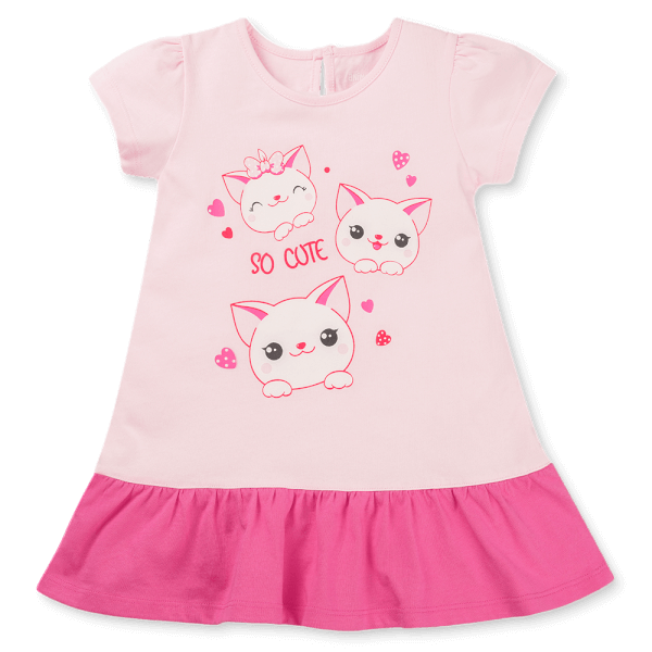 Đầm bé gái Animo Easy LU0325017 (1-4Y,Hồng tím,TT02)