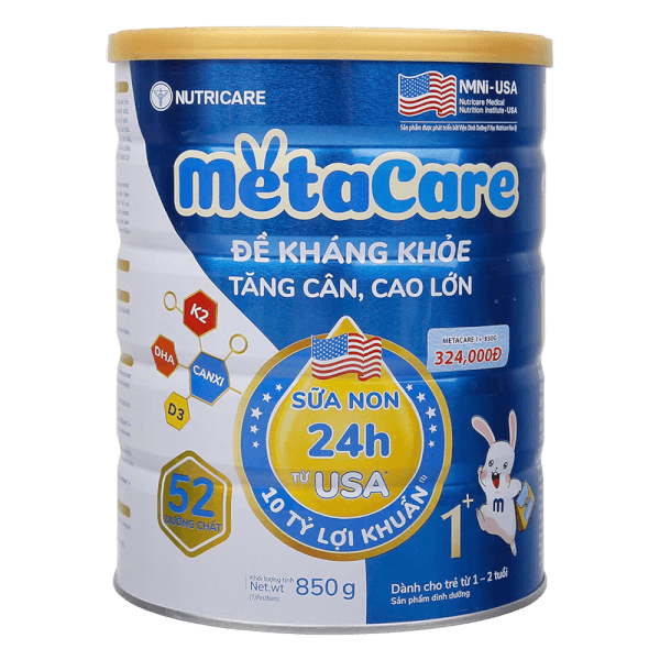 Sữa Metacare Eco 1+ 850g (1-2 tuổi)