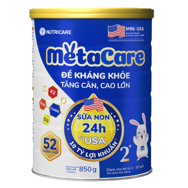 Combo 2 Sữa Metacare Eco 2+ 850g (2-10 tuổi)