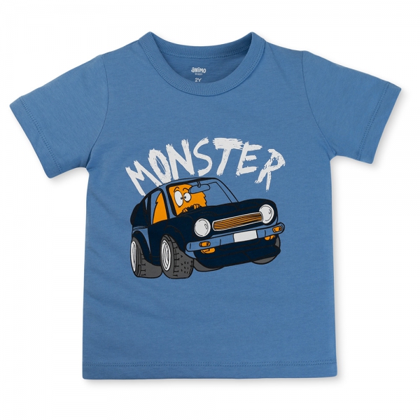 Bộ bé trai ngắn Animo Easy HN0325046 (1-4Y,Biển-dương,TT02)