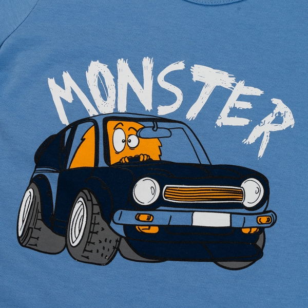 Bộ bé trai ngắn Animo Easy HN0325046 (1-4Y,Biển-dương,TT02)